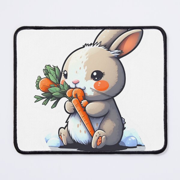 Item preview, Rabbit eating a carrot designed and sold by ArtShanth.