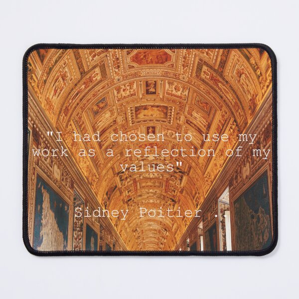 Item preview, Sidney Poitier Quotes on work and Values designed and sold by NesgwenSing.