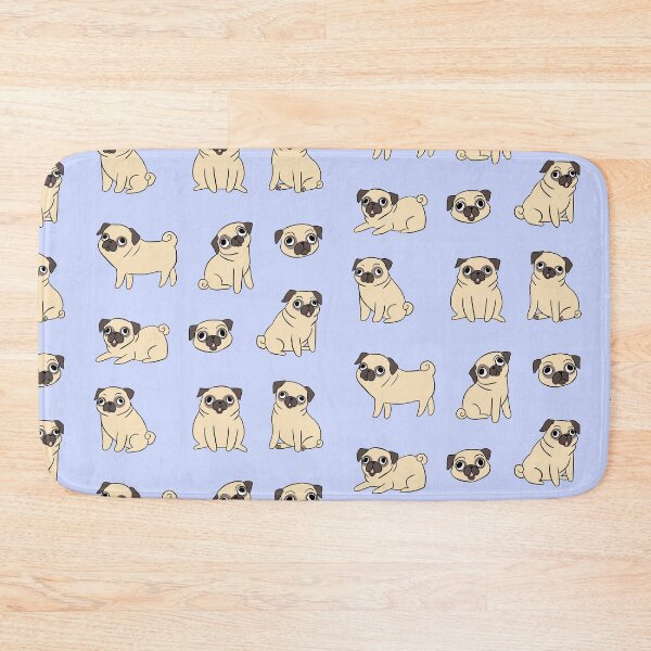 Item preview, Cute pug illustration pattern  designed and sold by Yarafantasyart.