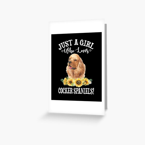 Cocker Spaniel Greeting Cards for Sale | Redbubble