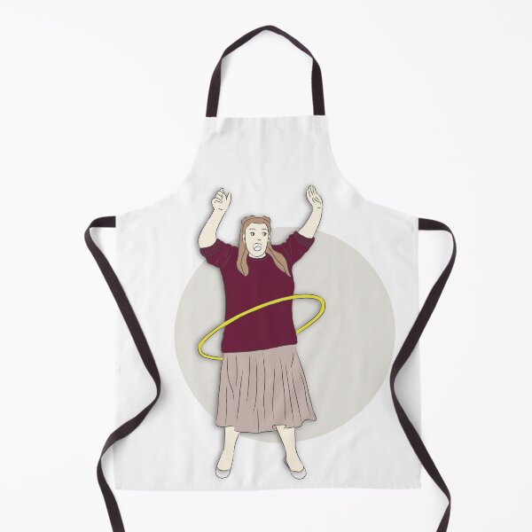 Item preview, chubby girl playing hula hoop designed and sold by unitoutlines.
