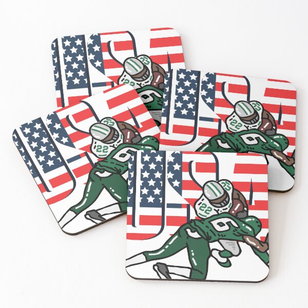 Item preview, Bandera y texto de los Estados Unidos y futbolistas designed and sold by ramazis.
