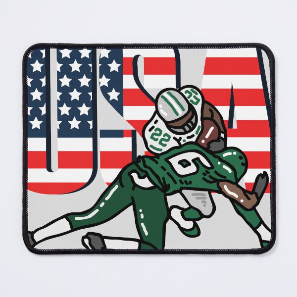 Item preview, Bandera y texto de los Estados Unidos y futbolistas designed and sold by ramazis.