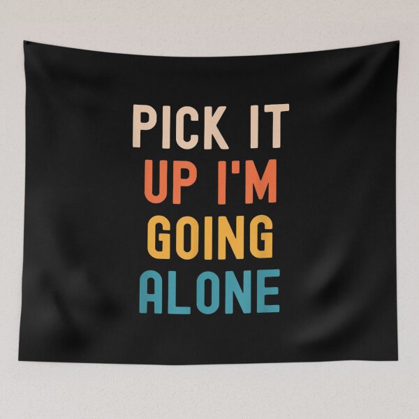 Item preview, Pick It Up I'm Going Alone Euchre Card Game Player, Funny Euchre Gamer Gift  designed and sold by ThePatternArt  ⭐⭐⭐⭐⭐.