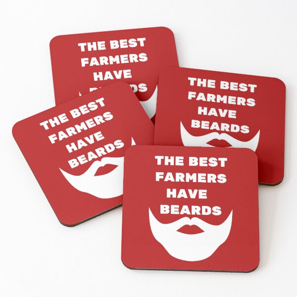 Item preview, The Best Farmers Have Beards White designed and sold by Indra Agrawal.