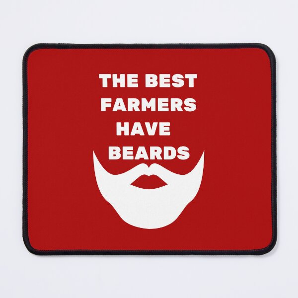 Item preview, The Best Farmers Have Beards White designed and sold by Indra Agrawal.