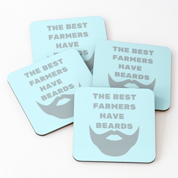 Item preview, The Best Farmers Have Beards Grey designed and sold by Indra Agrawal.