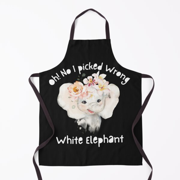 Item preview, Oh no I Picked Wrong flowery White Elephant  designed and sold by ShopTwentyFour.