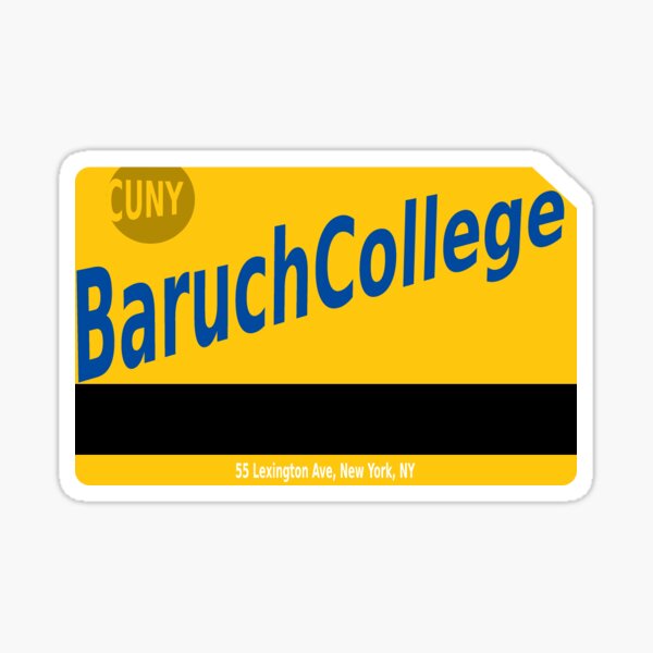 Item preview, Baruch College CUNYCARD designed and sold by caro1c.