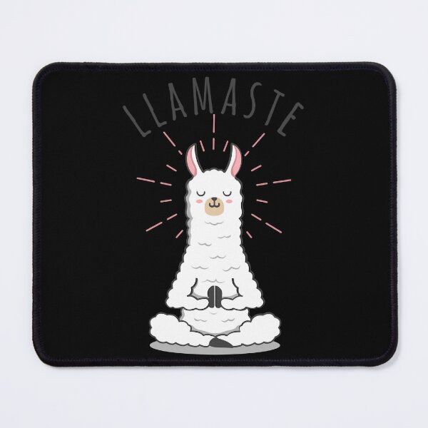 Item preview, Llama yoga pose with llamaste designed and sold by Hussain Shirts.