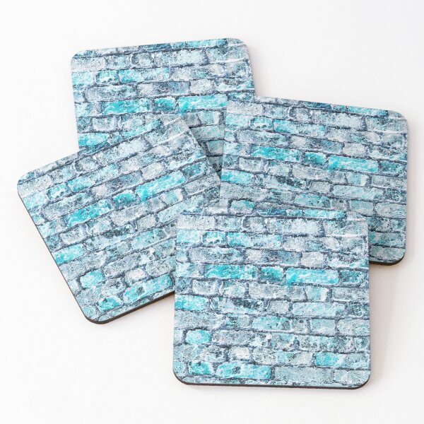 Item preview, Old Brick Wall Blue Effects designed and sold by eddiebarronshop.