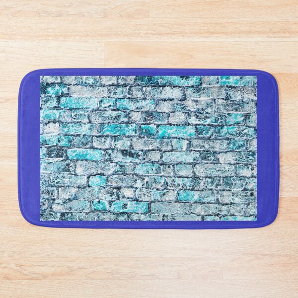 Item preview, Old Brick Wall Blue Effects designed and sold by eddiebarronshop.