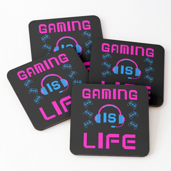 Item preview, Gaming Is Life Pink designed and sold by SamuraiGaming.