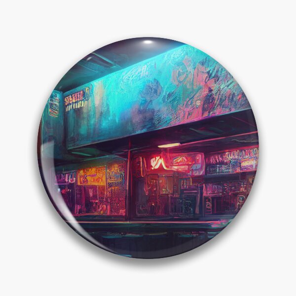 Item preview, Neon-Cyberpunk Dive Bar 5 designed and sold by Styxiann.