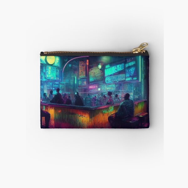 Item preview, Neon-Cyberpunk Dive Bar 4 designed and sold by Styxiann.