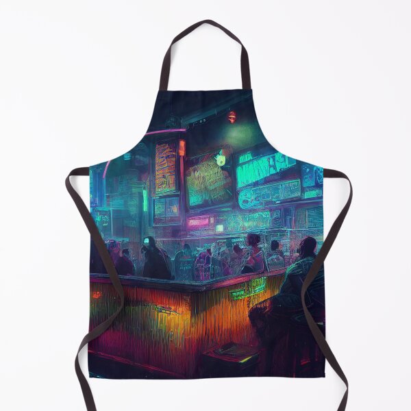Item preview, Neon-Cyberpunk Dive Bar 4 designed and sold by Styxiann.