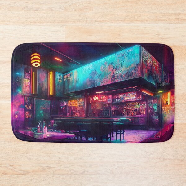Item preview, Neon-Cyberpunk Dive Bar 5 designed and sold by Styxiann.