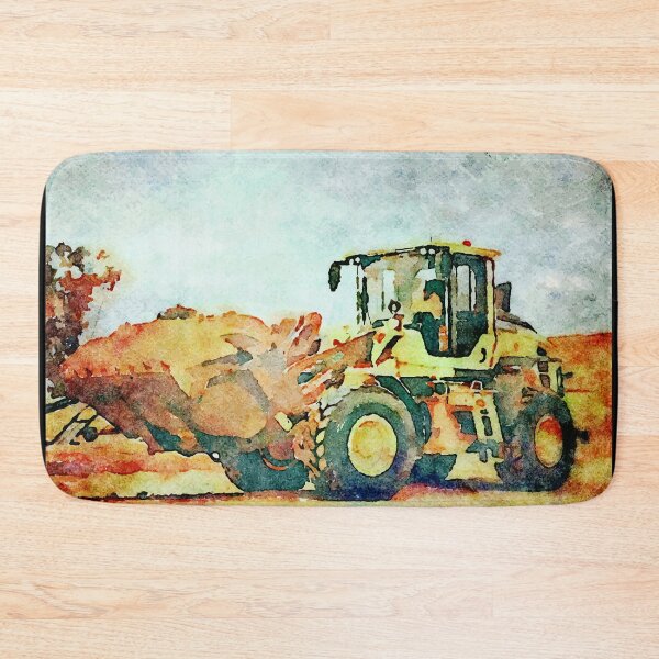 Item preview, Front End Loader Watercolor Painting designed and sold by tangerinespeedo.