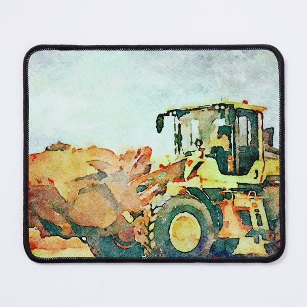 Item preview, Front End Loader Watercolor Painting designed and sold by tangerinespeedo.