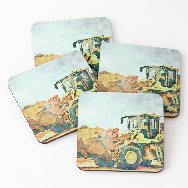 Item preview, Front End Loader Watercolor Painting designed and sold by tangerinespeedo.