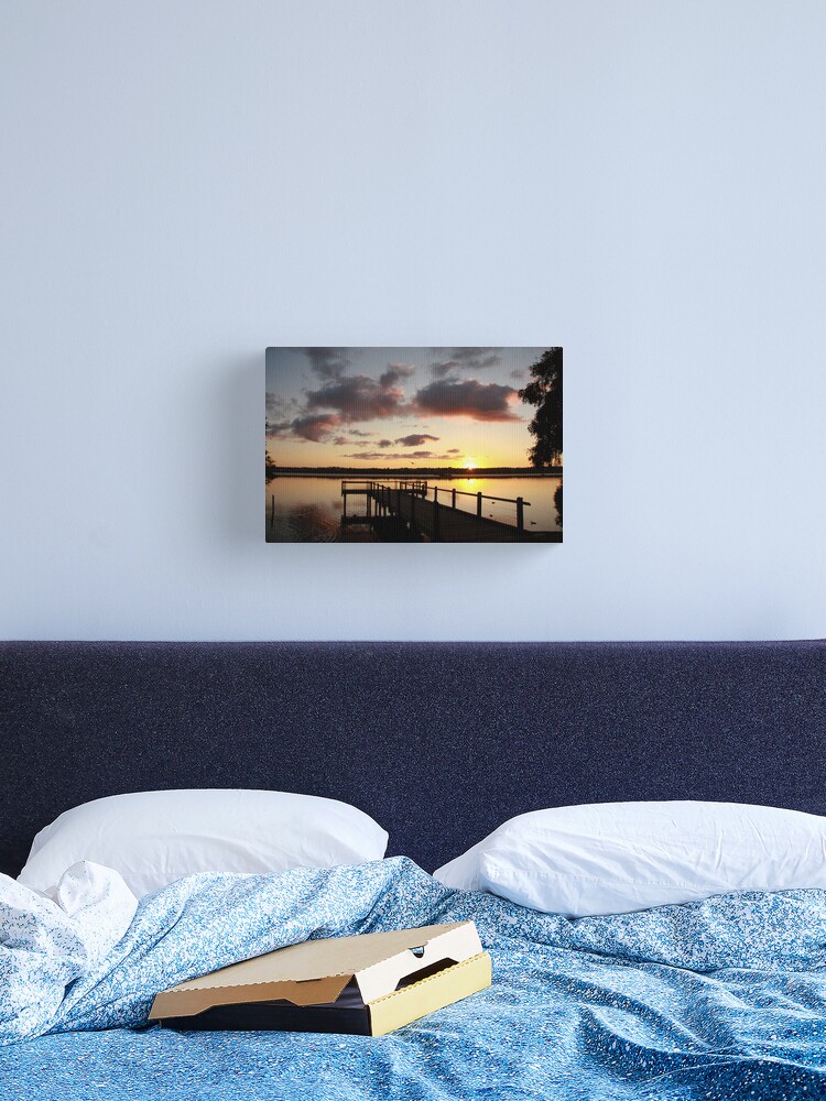 Thumbnail 2 of 3, Canvas Print, Sunrise over Lake Joondalup designed and sold by mistered.