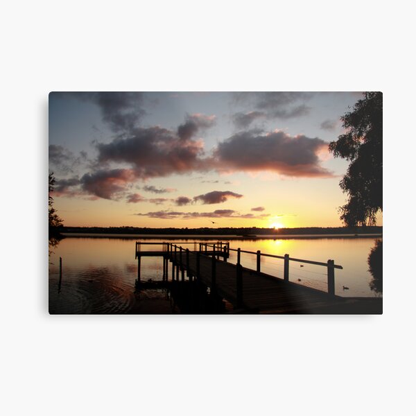 Sunrise over Lake Joondalup Metal Print