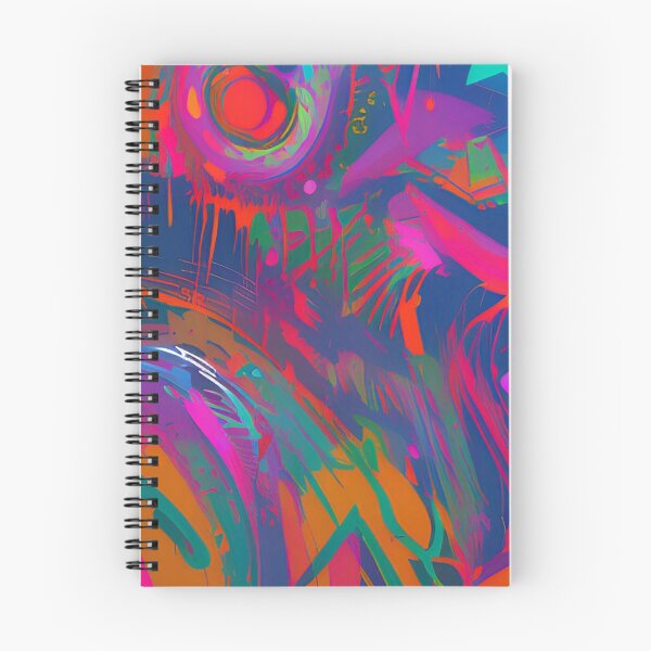 Item preview, Colorful Psychedelic Splatter Paint Design designed and sold by bandjdesigns.