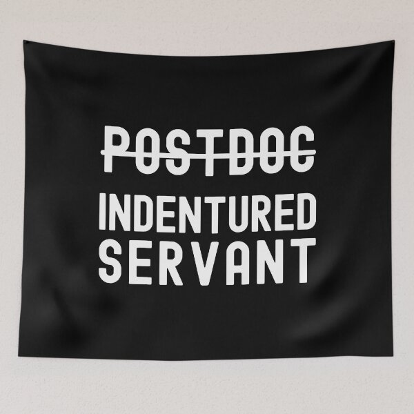 Item preview, Postdoc Indentured Servant - Funny Professor, Professor Humor, Full Professor, Professor Gift, Associate Professor, Tenure Gift, Assistant Professor, Retired Professor designed and sold by jadedscientist.