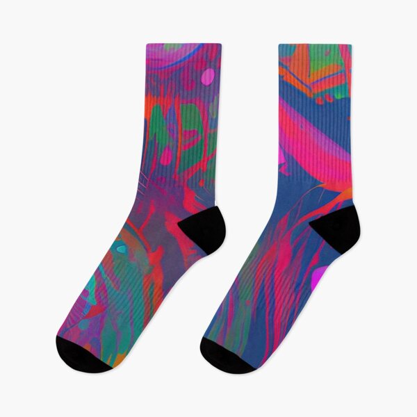 Item preview, Colorful Psychedelic Splatter Paint Design designed and sold by bandjdesigns.