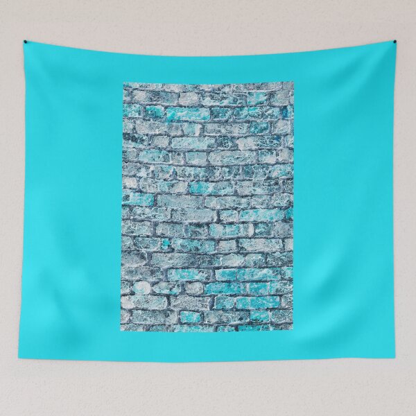 Item preview, Old Brick Wall Blue Effects Vertical designed and sold by eddiebarronshop.