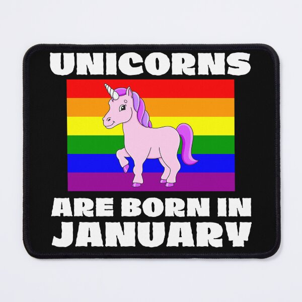 Item preview, Unicorns are born in january designed and sold by Diamaber.