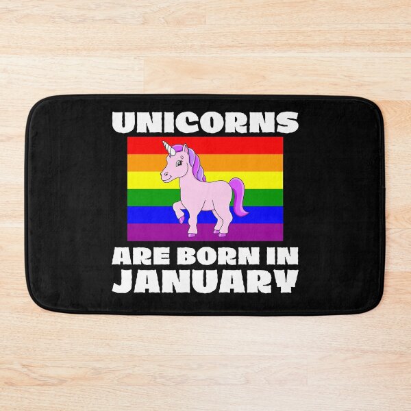 Item preview, Unicorns are born in january designed and sold by Diamaber.