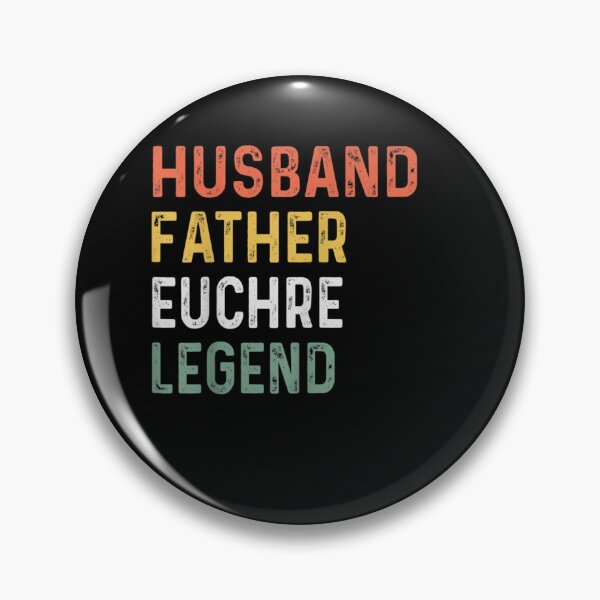 Item preview, Husband Father Euchre Legend, Funny Euchre Dad Gamer Gift  designed and sold by ThePatternArt  ⭐⭐⭐⭐⭐.