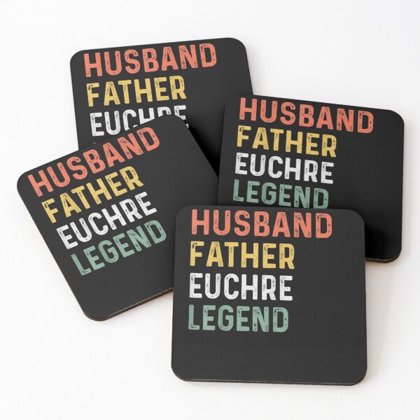 Item preview, Husband Father Euchre Legend, Funny Euchre Dad Gamer Gift  designed and sold by ThePatternArt  ⭐⭐⭐⭐⭐.