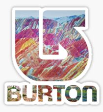 Burton Rainbow Mountains Sticker