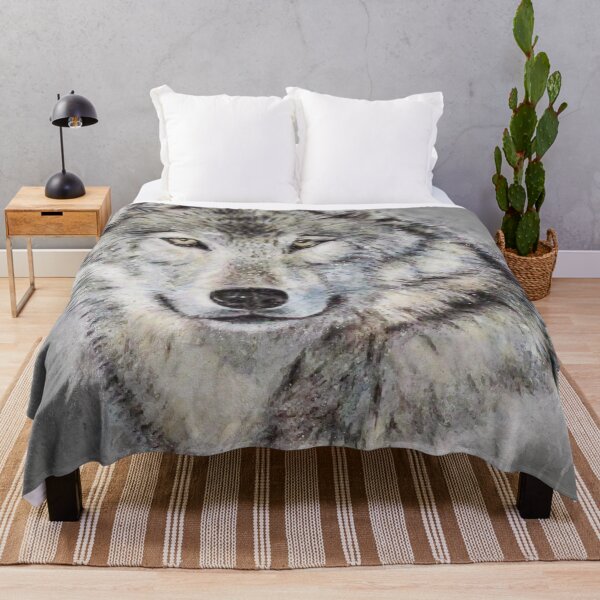Artikelvorschau, Rudelführer: Aquarell Wolfskopf - Aquarell Bunte Wölfe Tier Transparent entworfen und verkauft von MAEffects.