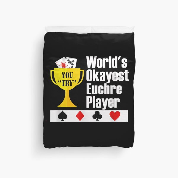 Item preview, World's Okayest Euchre Player, Funny Euchre Gamer Gift  designed and sold by ThePatternArt  ⭐⭐⭐⭐⭐.
