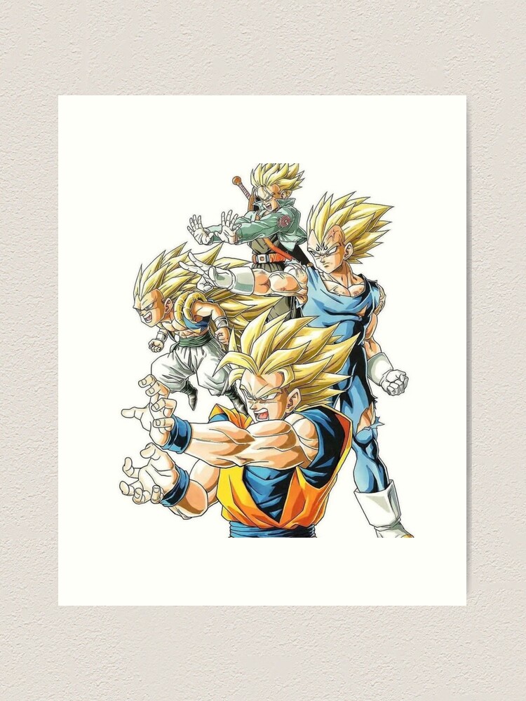 Super Saiyan 4 Goku Art Print for Sale by BeeRyeCrafts