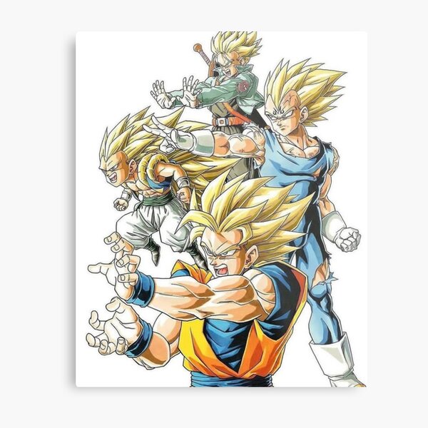 Vegeta Final Flash Metal Prints for Sale