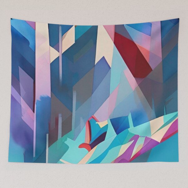 Item preview, Colorful Abstract Geometrical Pattern Design designed and sold by bandjdesigns.