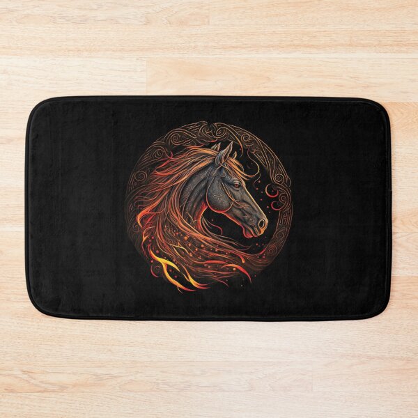 Item preview, Horse Face : Running horse face | Running horse in the fire designed and sold by nicestr.