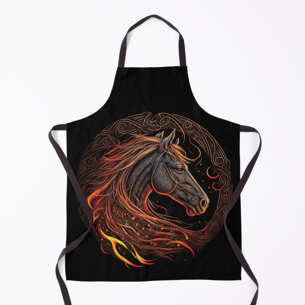 Item preview, Horse Face : Running horse face | Running horse in the fire designed and sold by nicestr.