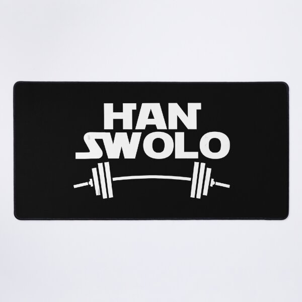 Item preview, Han Swolo Gym Weightlifting Funny designed and sold by GeorgiHeyward.