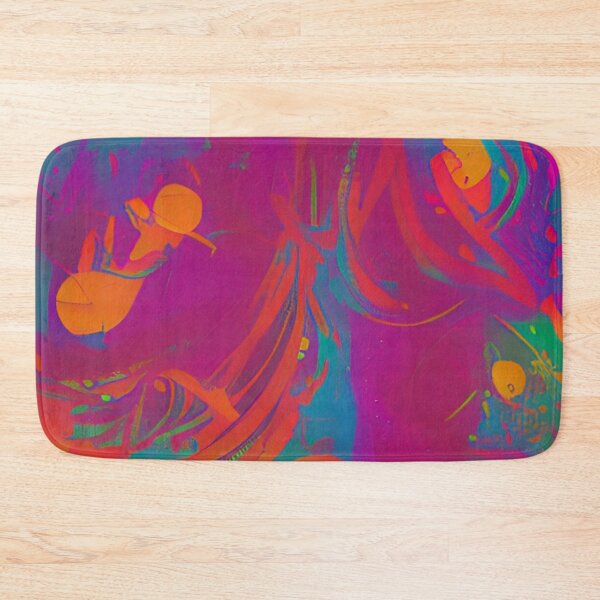 Item preview, Colorful Abstract Psychedelic Splatter Paint Design designed and sold by bandjdesigns.