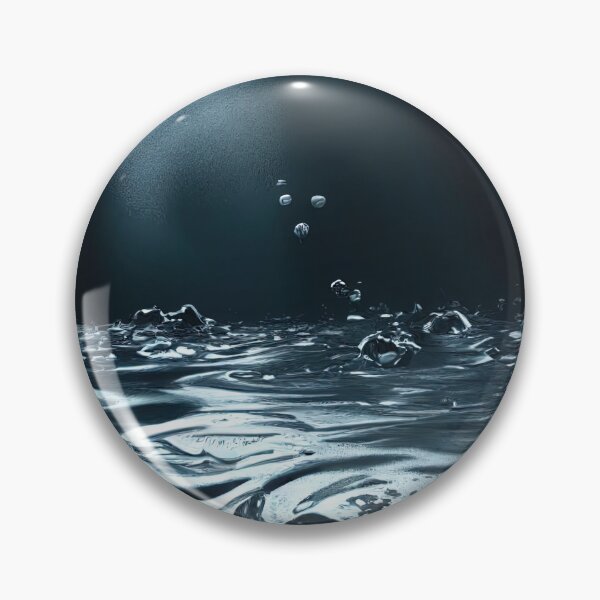 Item preview, The Mind Sea - Liquid metal pattern designed and sold by Christopher Fryant.