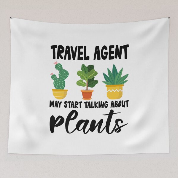 Item preview, travel agent Plant Lovers, travel agent Plant Lover Gift, travel agent Gardener designed and sold by Dogs Geeky⭐⭐⭐⭐⭐.