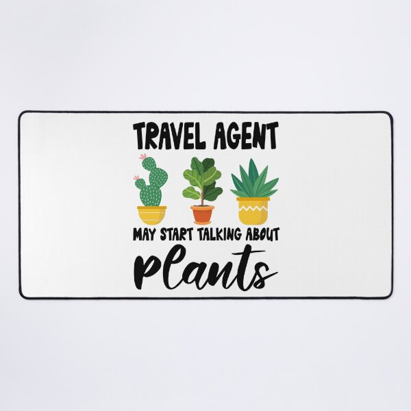 Item preview, travel agent Plant Lovers, travel agent Plant Lover Gift, travel agent Gardener designed and sold by Dogs Geeky⭐⭐⭐⭐⭐.