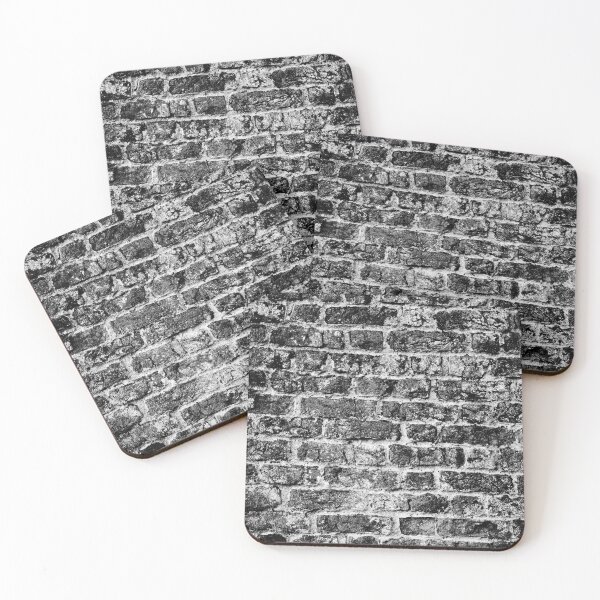 Item preview, Old Brick Wall bw Vertical designed and sold by eddiebarronshop.