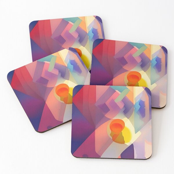 Item preview, Colorful Abstract Geometrical Pattern Design designed and sold by bandjdesigns.