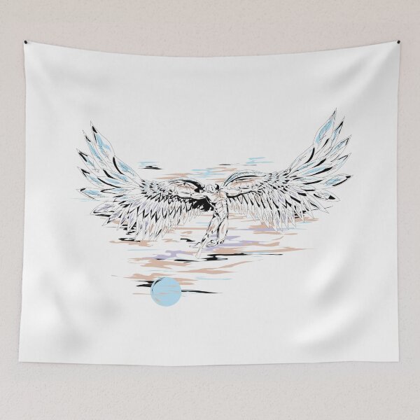 Item preview, Angel and sunset designed and sold by Mel Lefebvre.